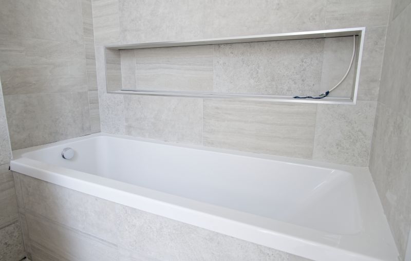 Contemporary Bathtub Installation